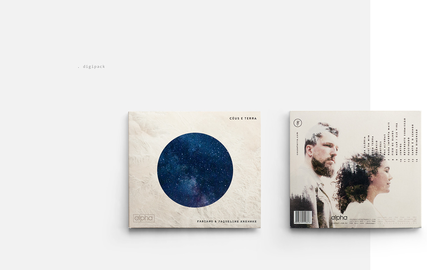 music Album cover art digipack identity minimal