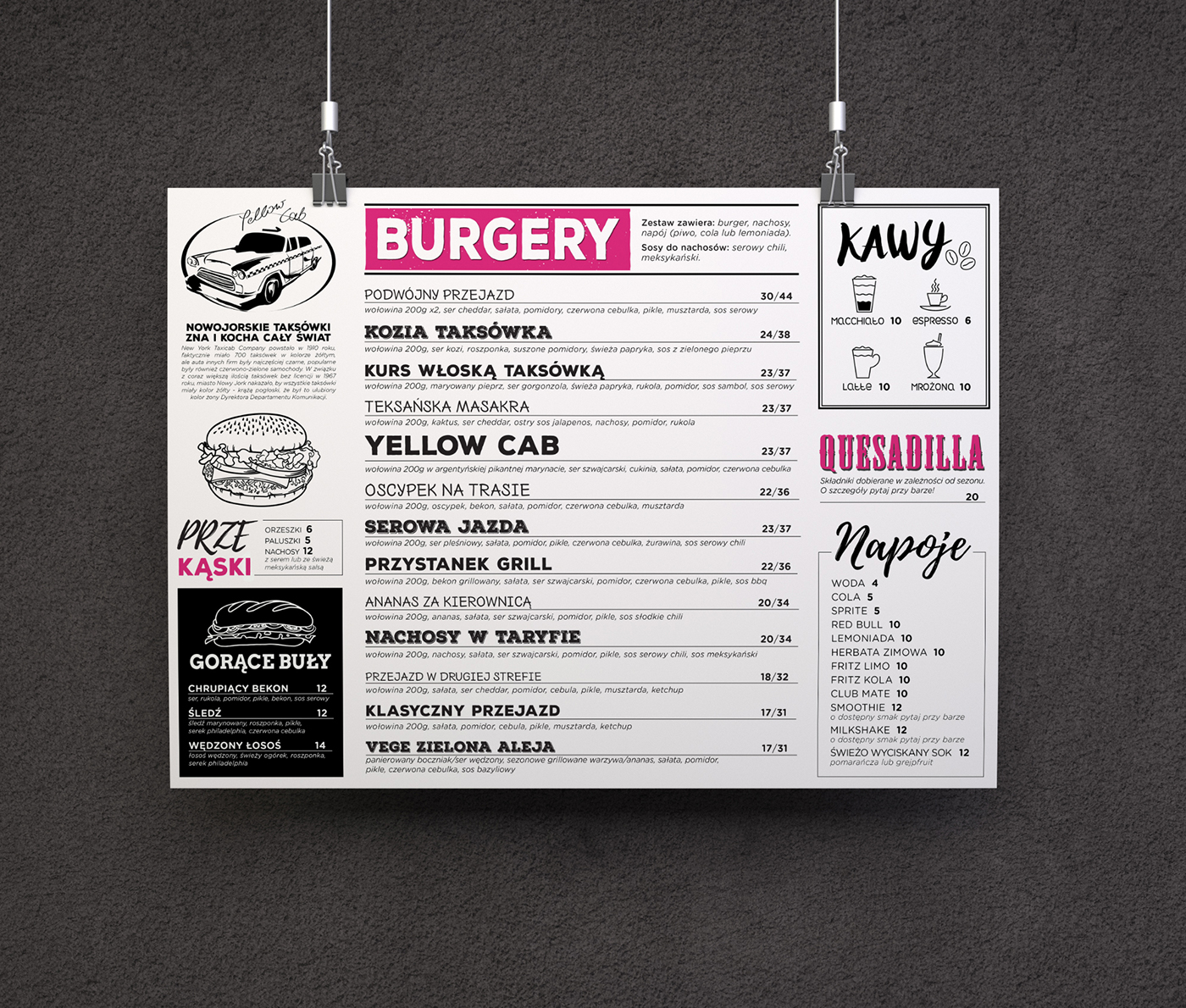 menu restaurant burger Food  print