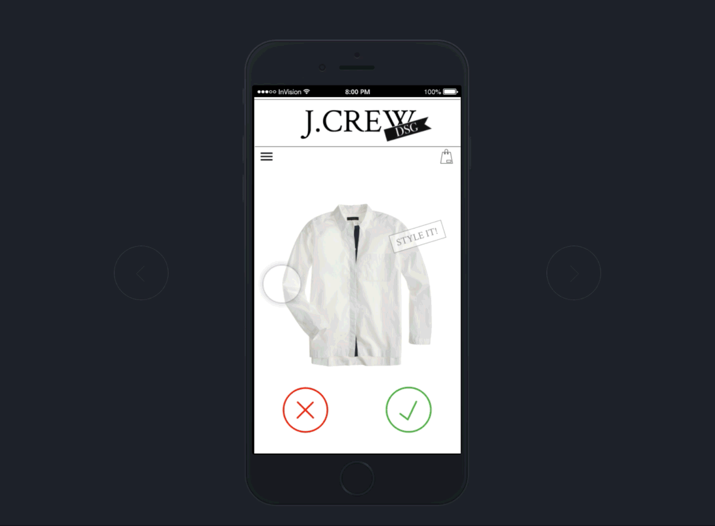mobile app user interface user experience digital design strategy Fashion  Retail