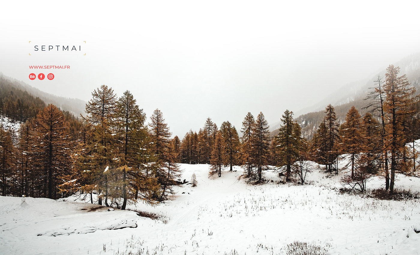 autumn Landscape winter mountain hiking RoadTrip snow forest alps france