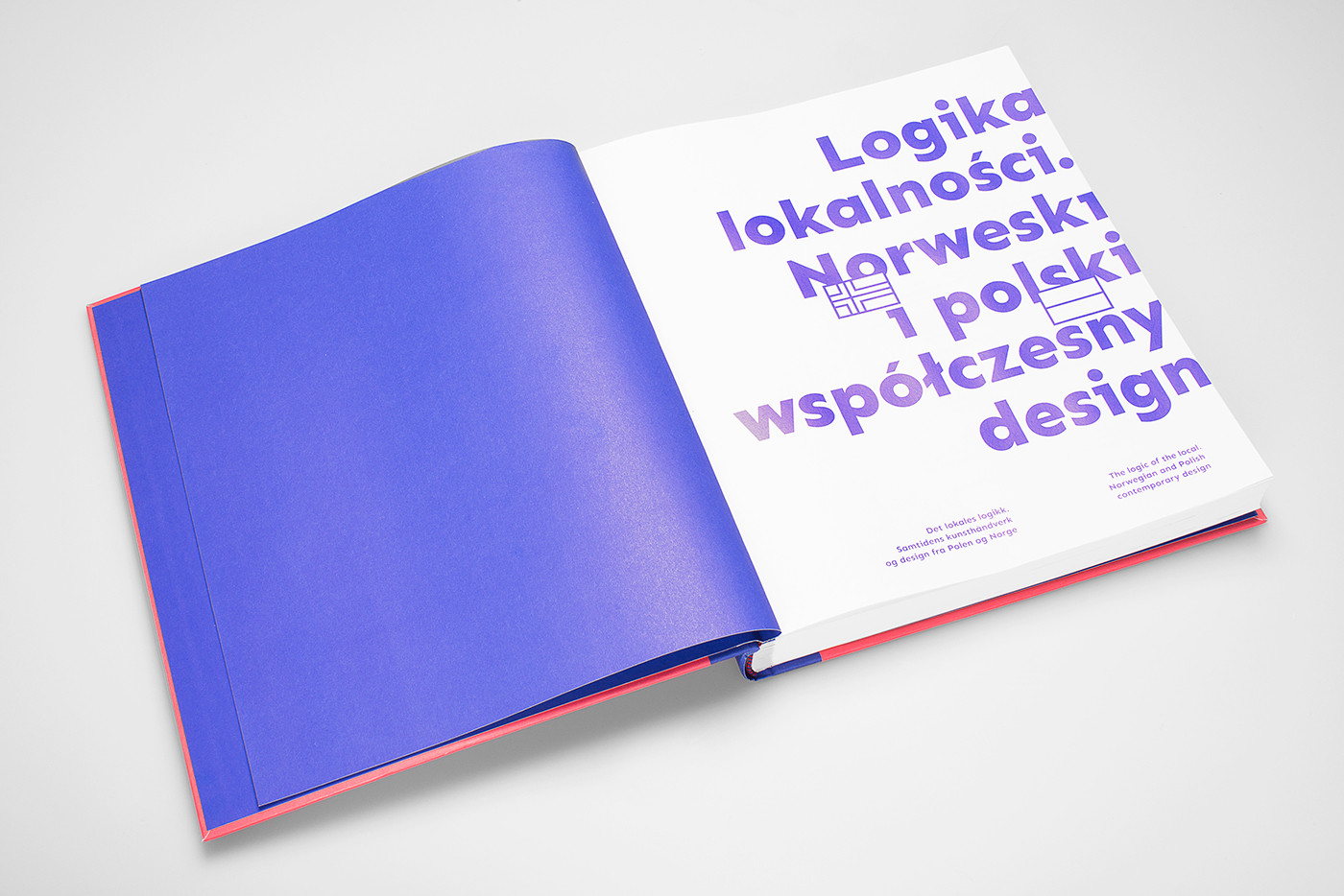 Norwegian design Exhibition  book visual identity design ICC poster krakow Album