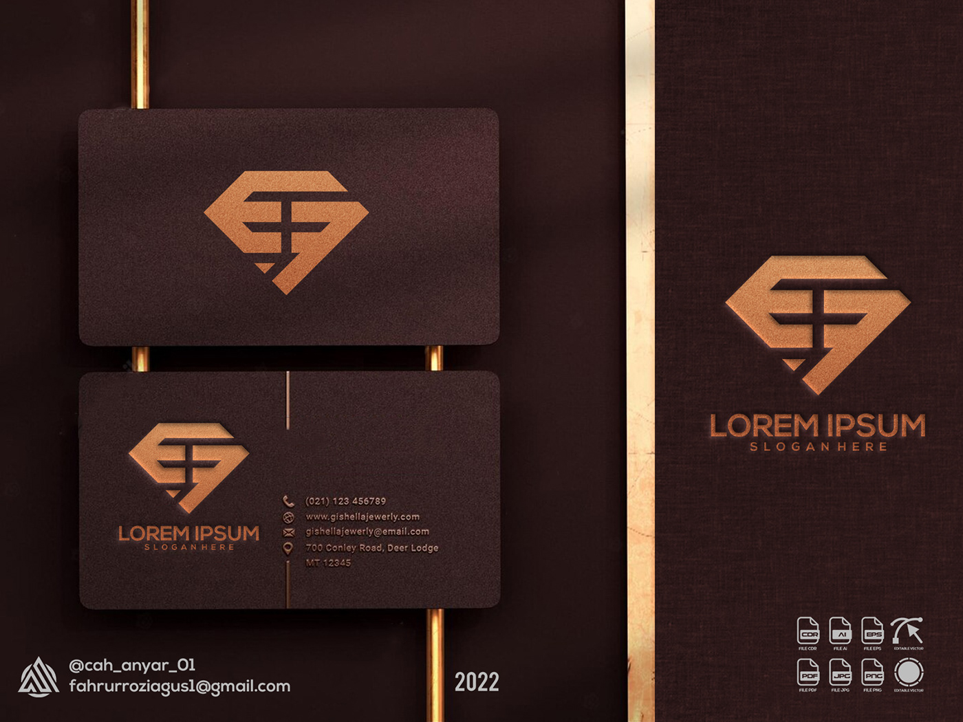 brand branding  concept design identity logo luxury simple Style vector