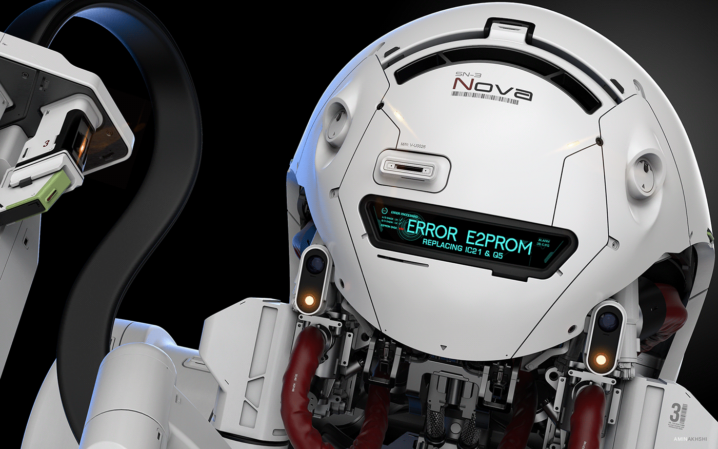 bostondynamics conceptart HardSurface industrialdesign mecha robot robotcis Scifi spacex