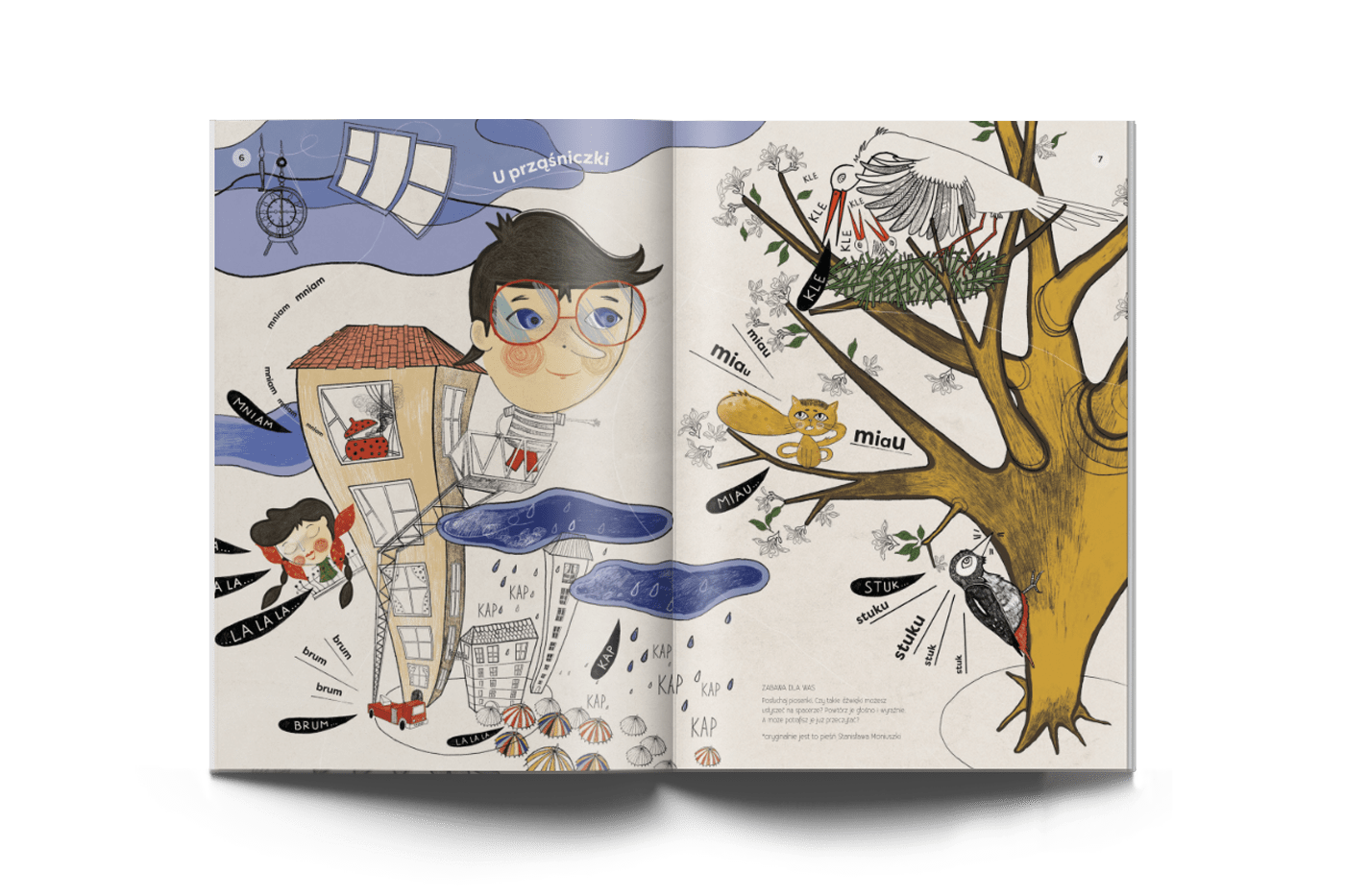 animal book for children ILLUSTRATION  ilustration for children picturebook poland songbook wacom