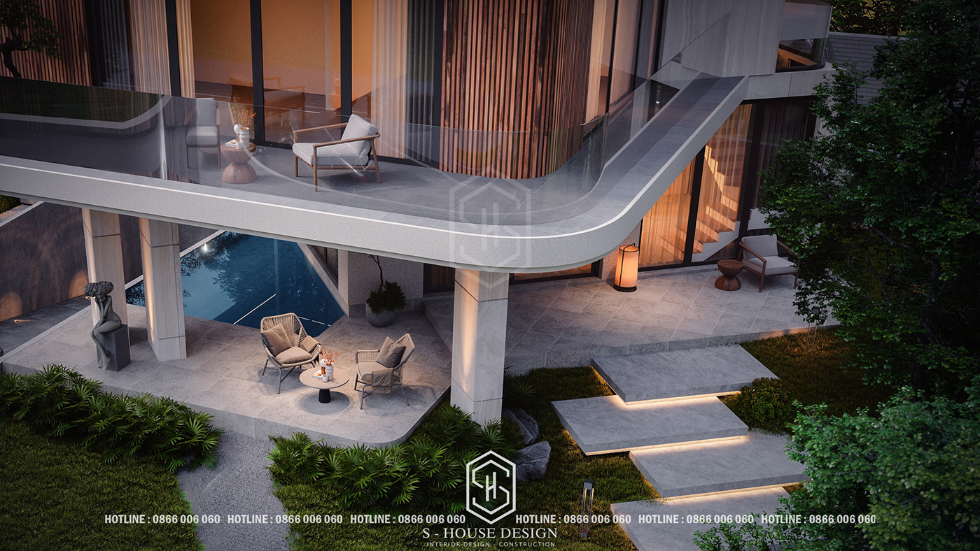 shouse architecture Render 3D modern visualization Shousedesign