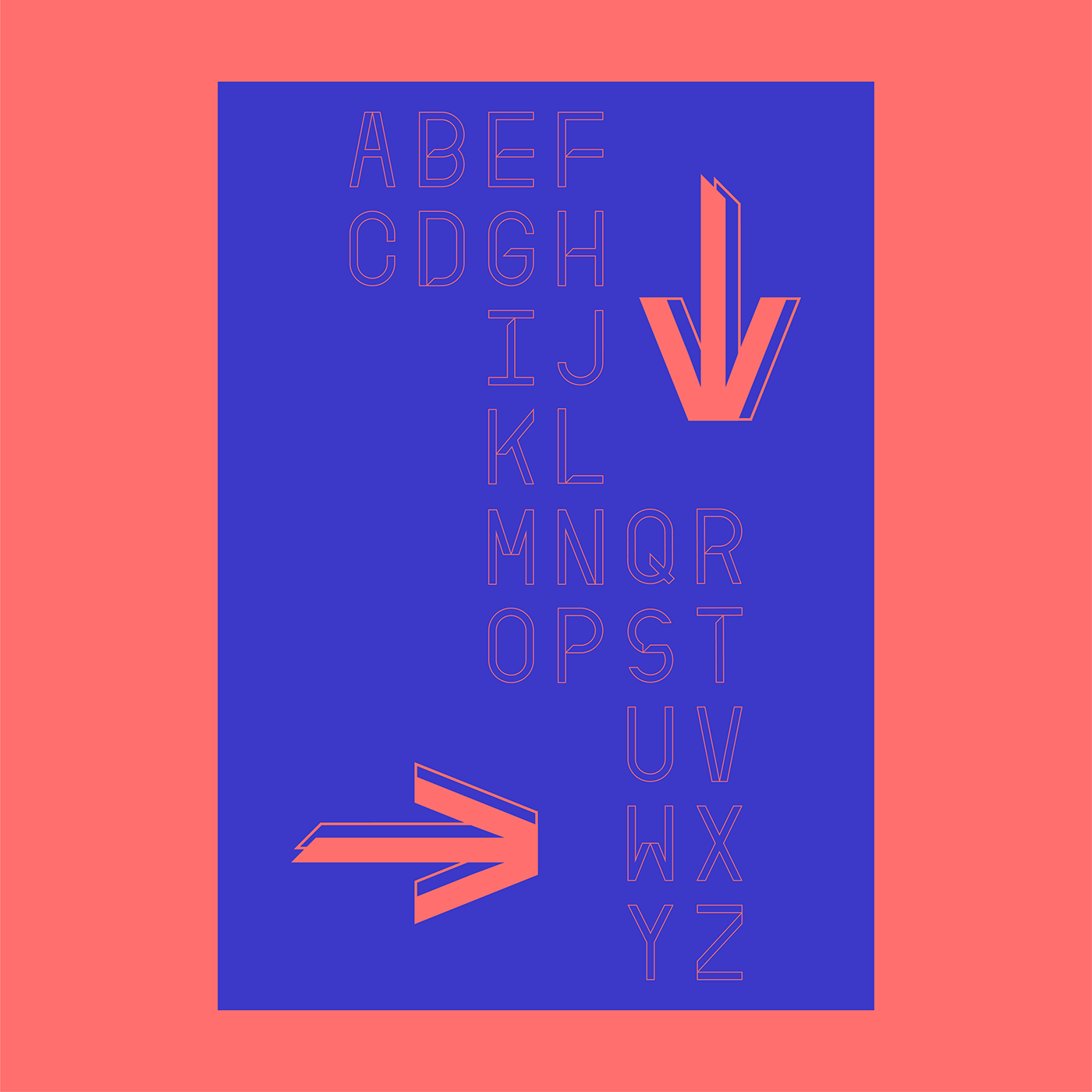 bespoke type type design monotype monospaced Poster Design bespoketype Fontself Illustrator font Adobe MAX