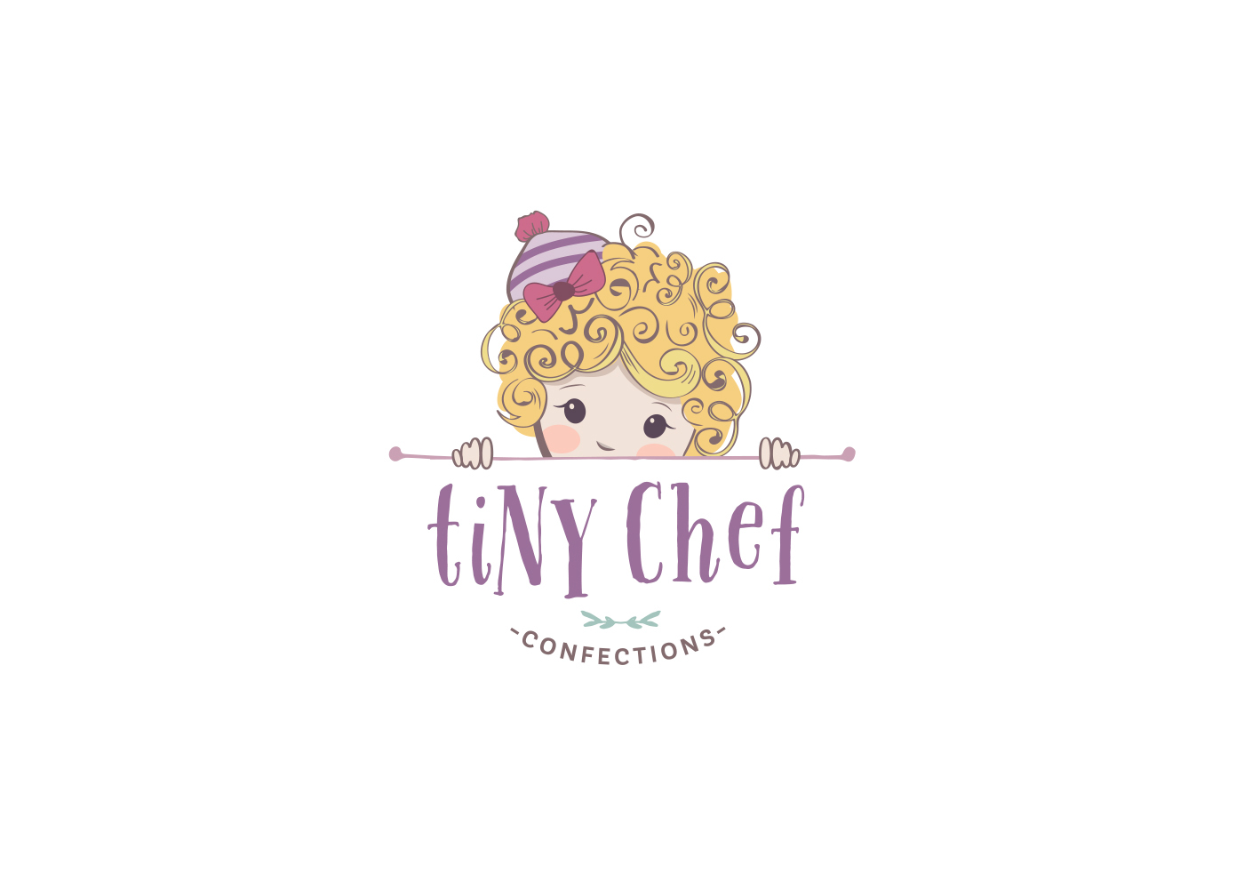 confections baker chef bakery logo business card ILLUSTRATION 