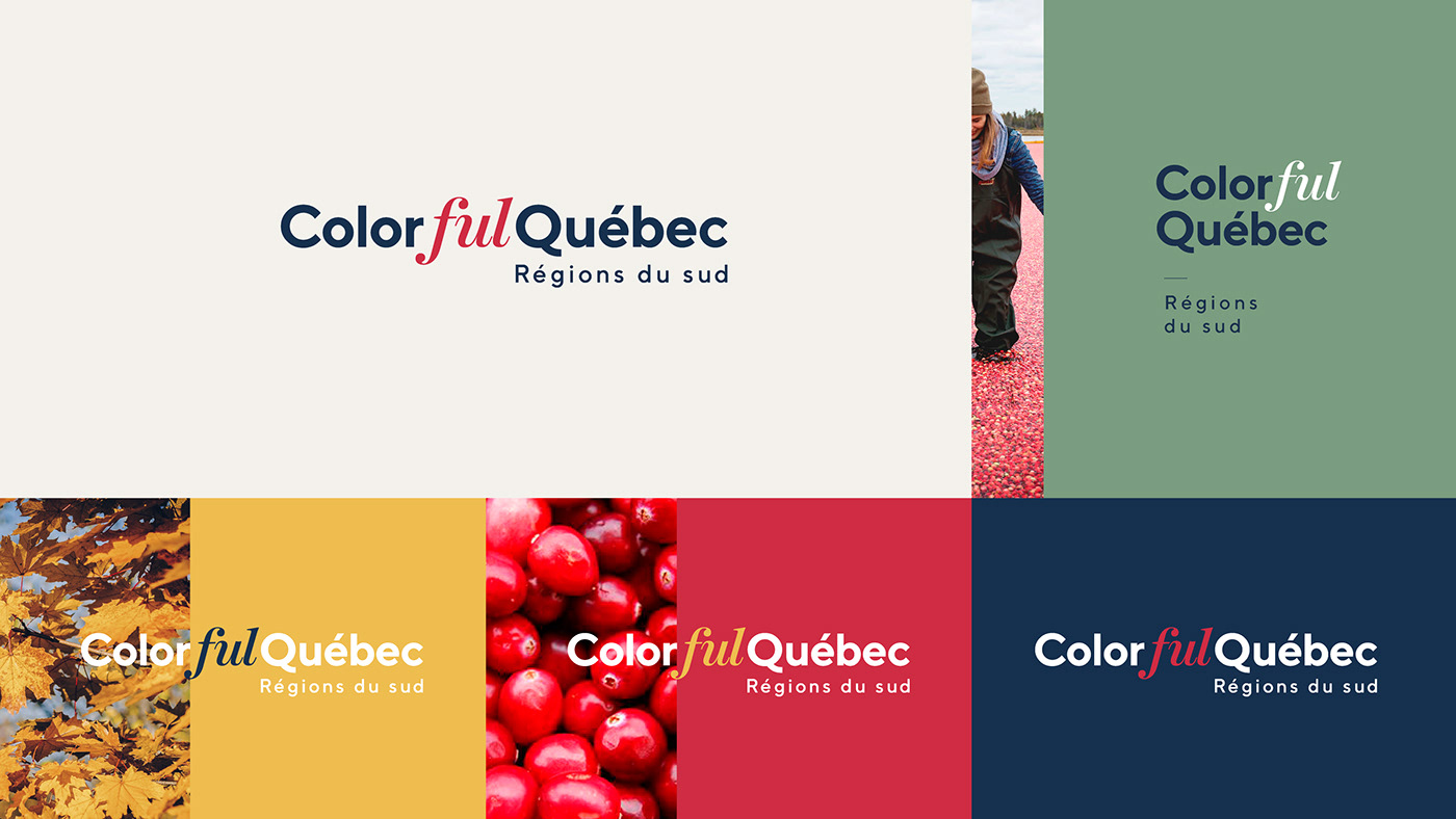 Canada color colorful Nature Outdoor Tourisme Travel branding  Food  Quebec