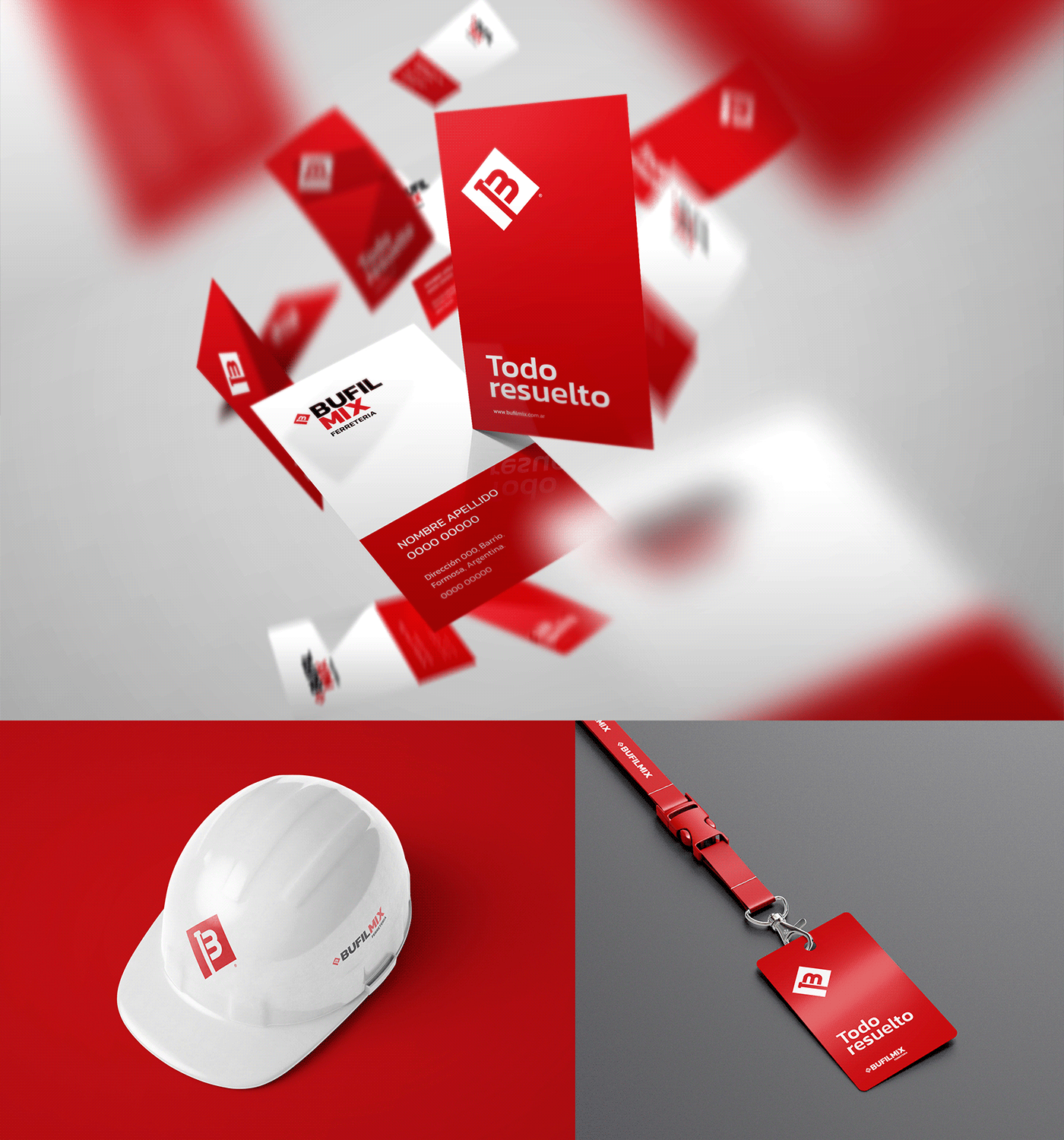branding  building design ferreteria Hardware store logo naming red store tool