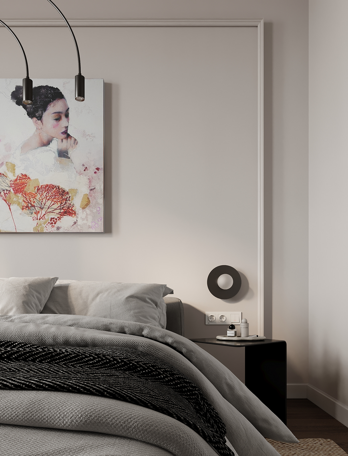 bedroom bedroom design Bedroom interior visualization modern interior design  3ds max Render Interior design