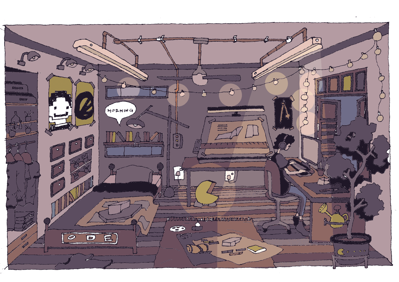animated room Interior