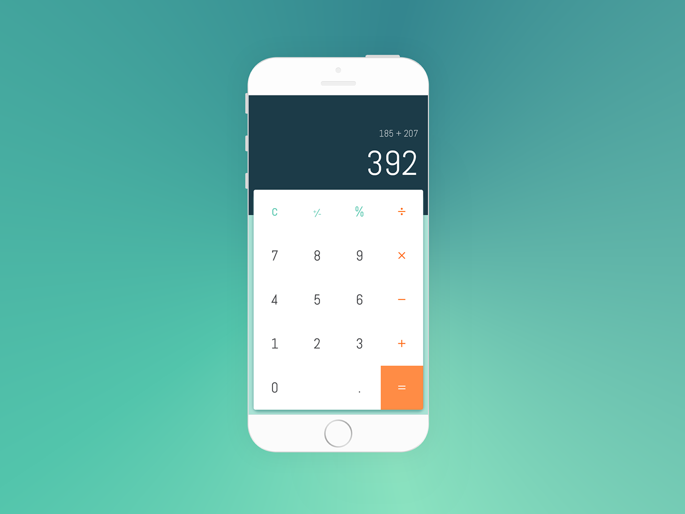 UI ux calculator design daily ui app mobile