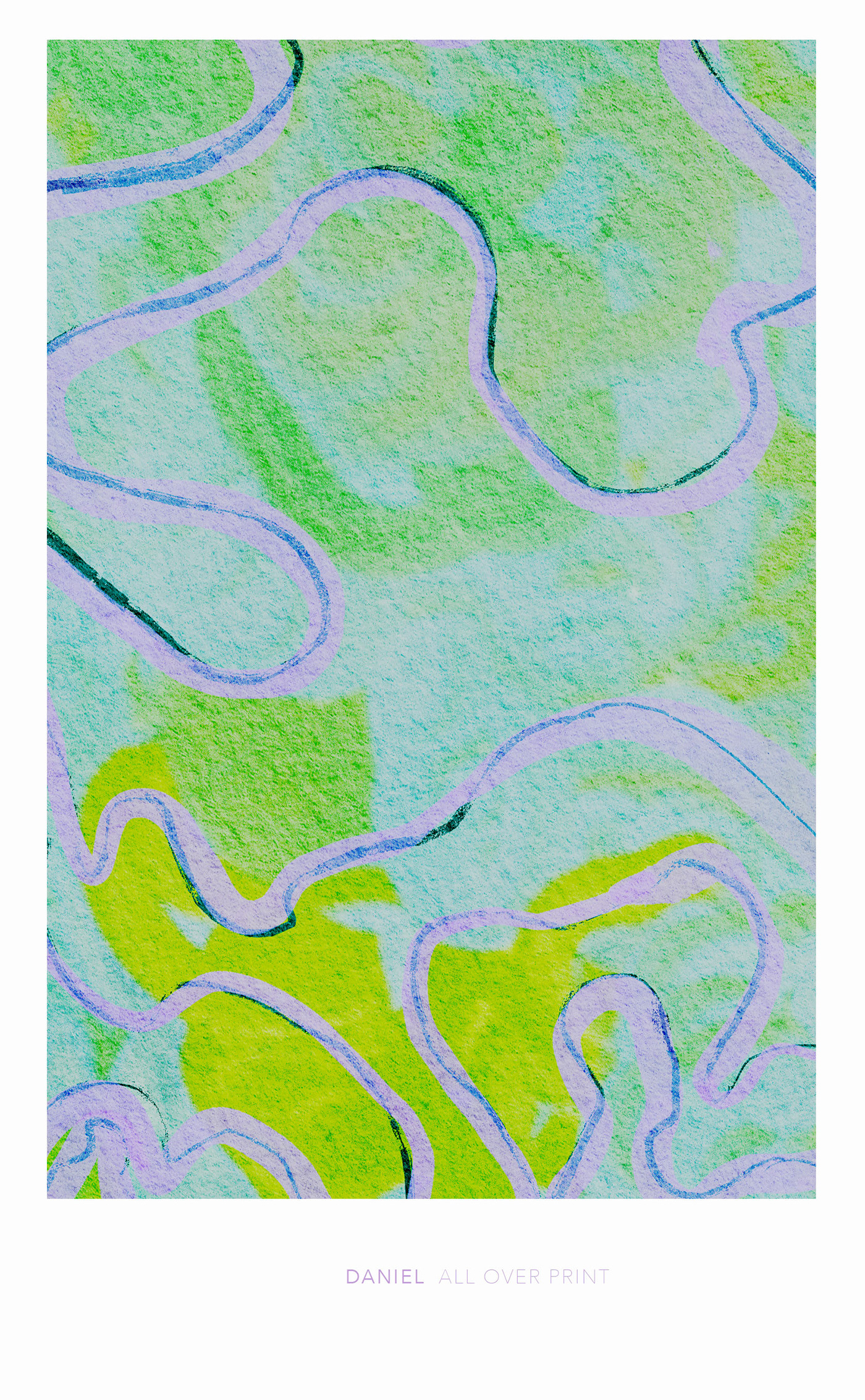 abstract BEACHWEAR SS24 print watercolor