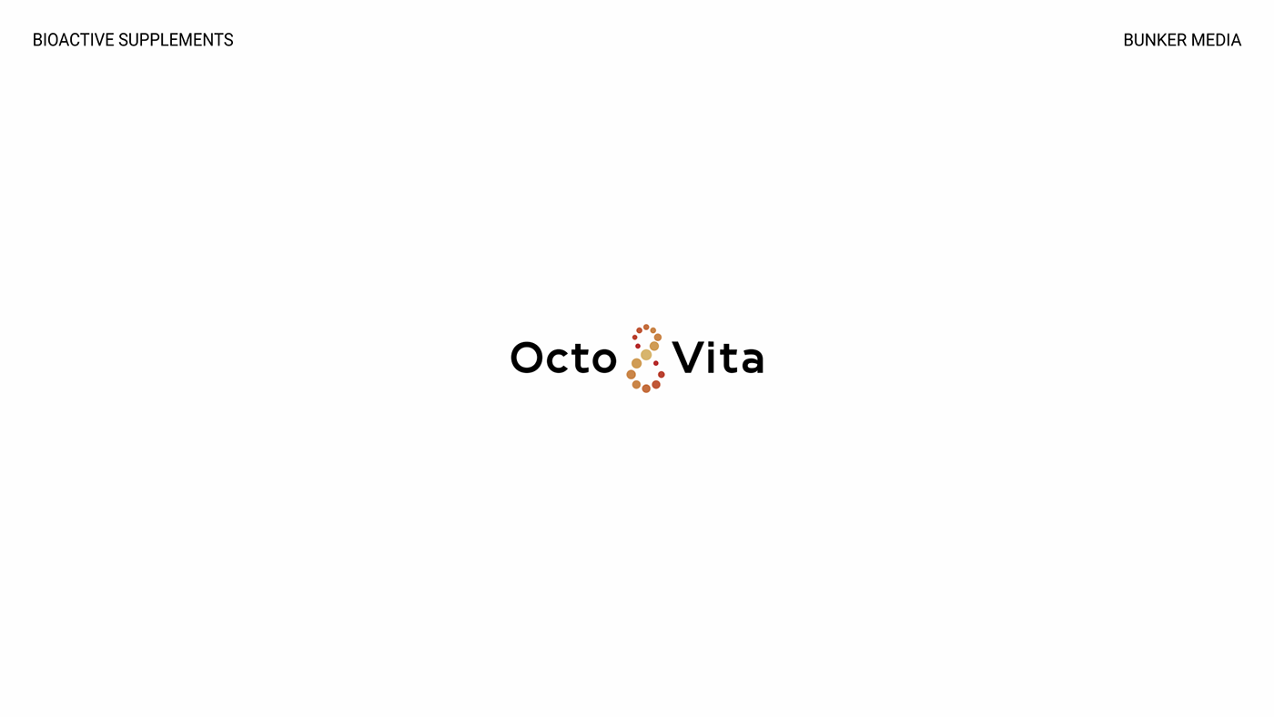 Logo for bioactive supplements brand OctoVita