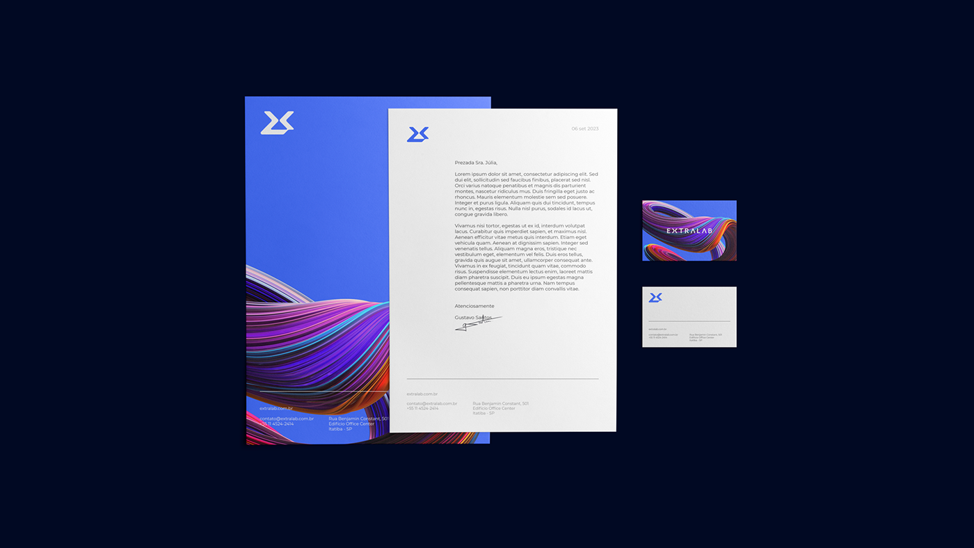corporate business Stationery Startup lab Technology tech modern industrial design  industry