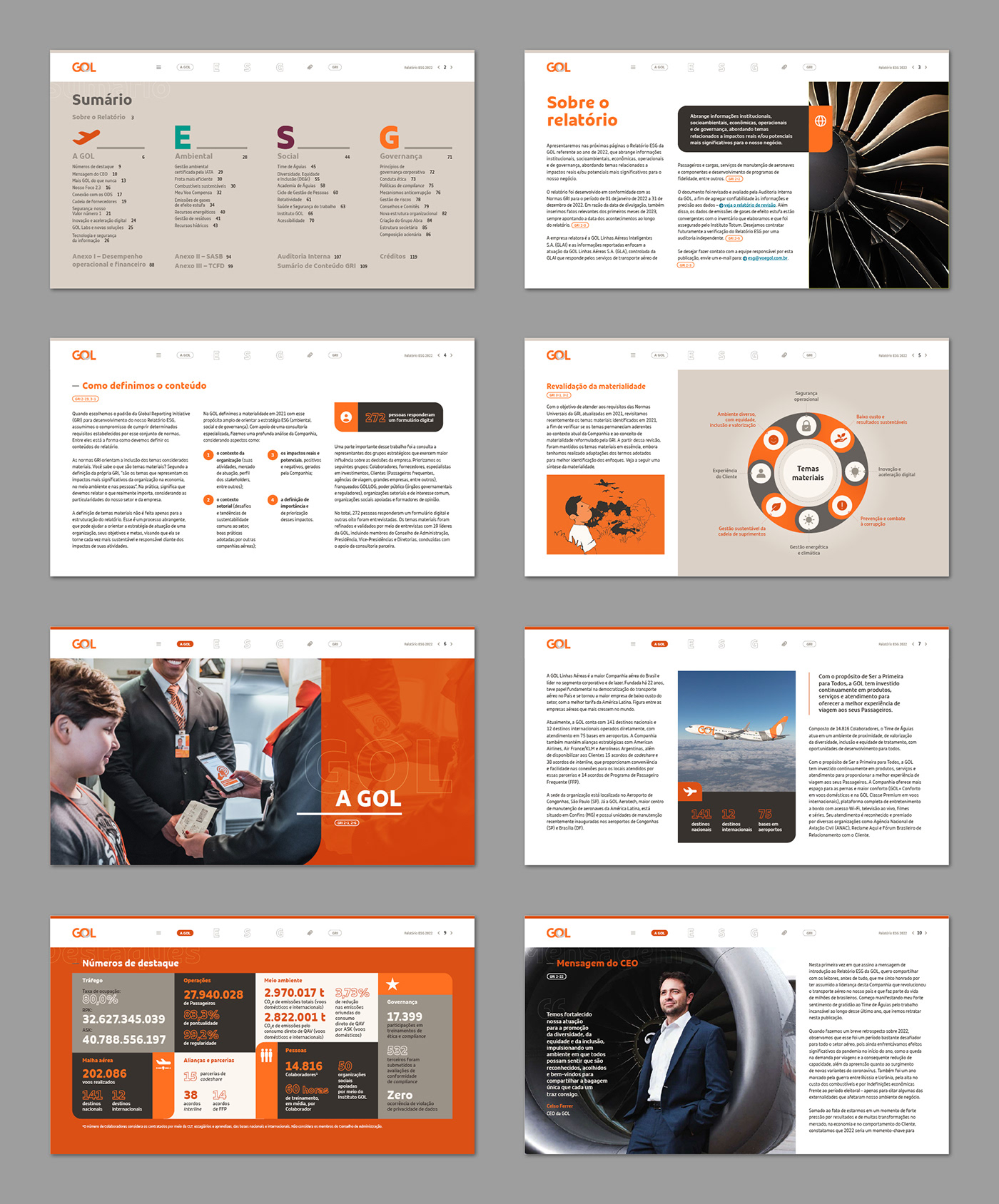 annual report ESG sustentabilidade Relatório diagramação editorial design  projeto gráfico L7 Design report
