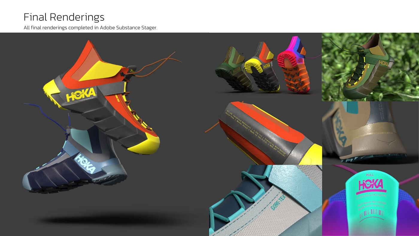 gravity sketch 3d modeling Virtual reality 3D blender Render footwear design shoes hoka vr