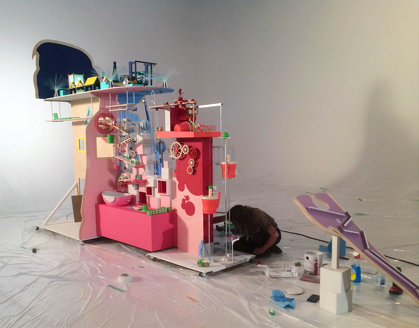 nestle optipro Good care machine Rube Goldberg