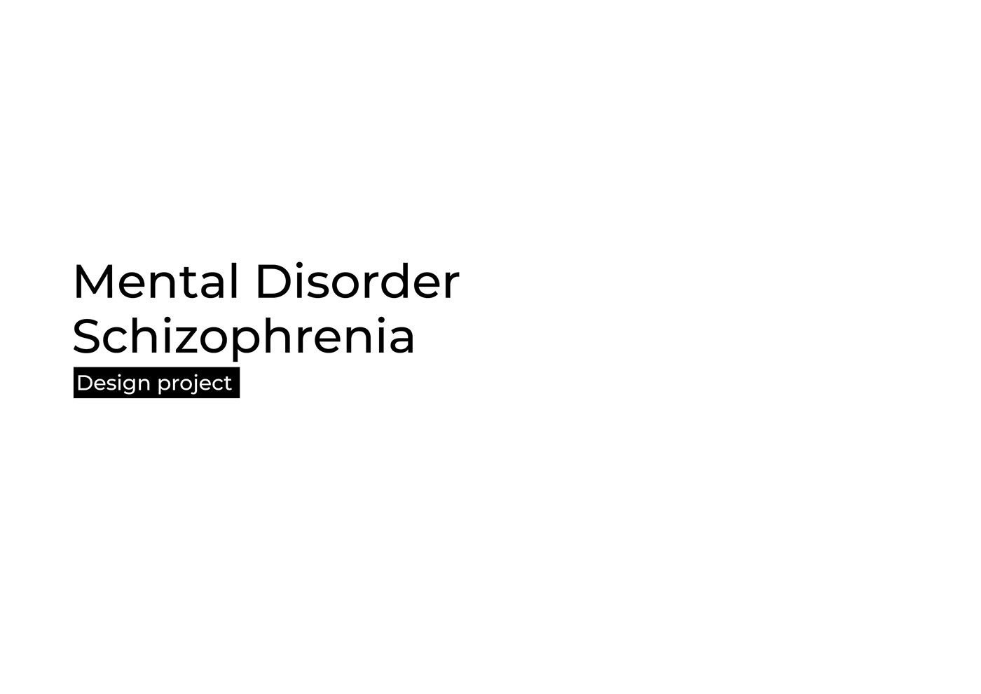 Schizophrenia mental disorder awareness posters World Mental Health