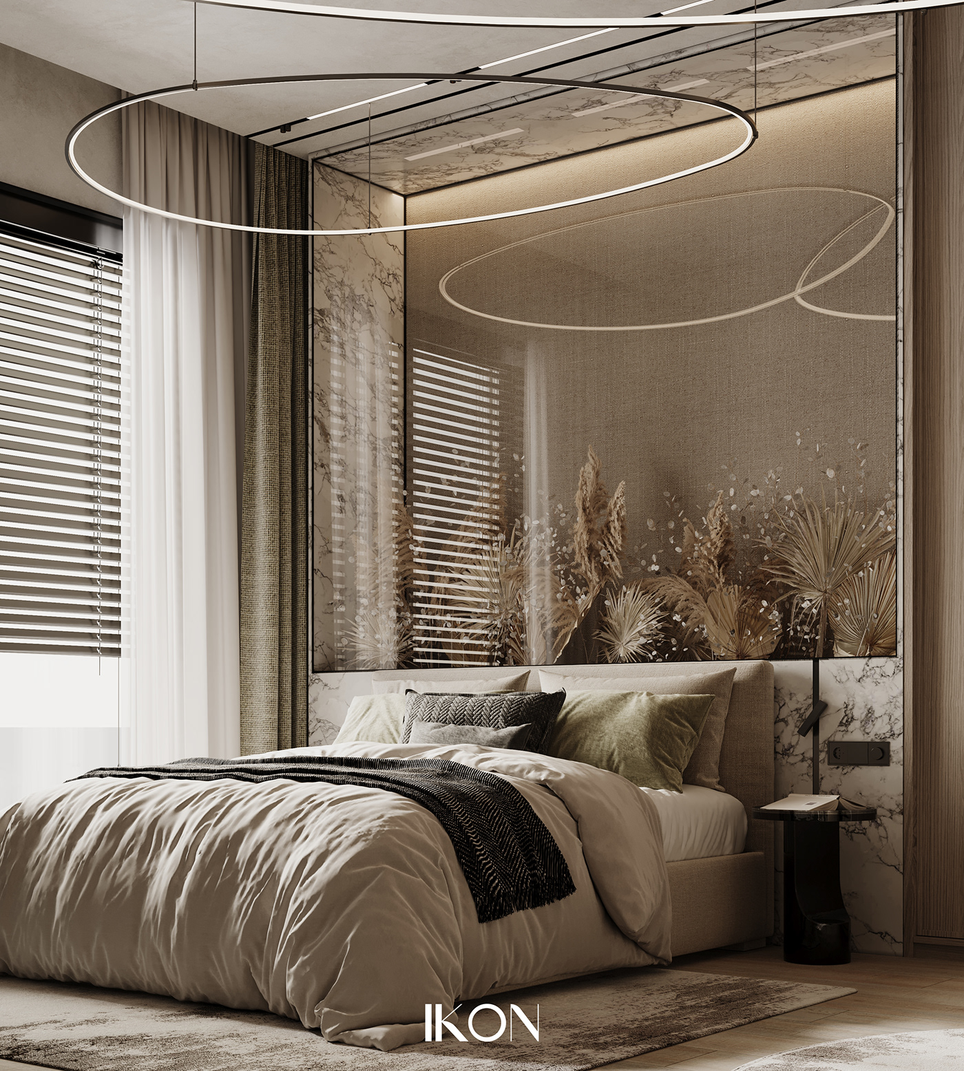 bedroom Interior architecture modern visualization home Residence archviz corona 3ds max