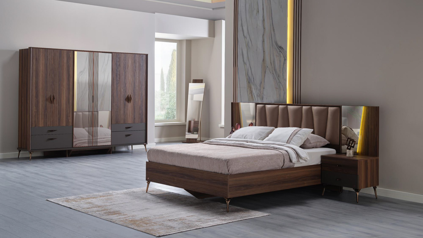 bedroom design interior design  modern 3ds max visualization furniture product design  industrial product sofa