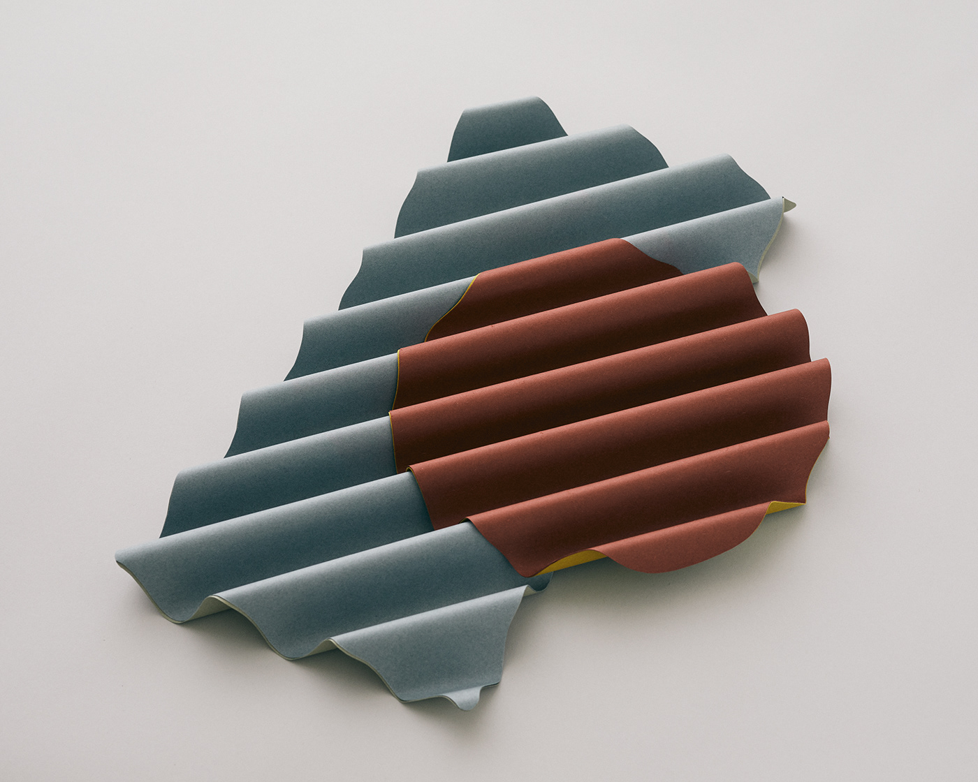 productdesign B6studio paper material design wave concept
