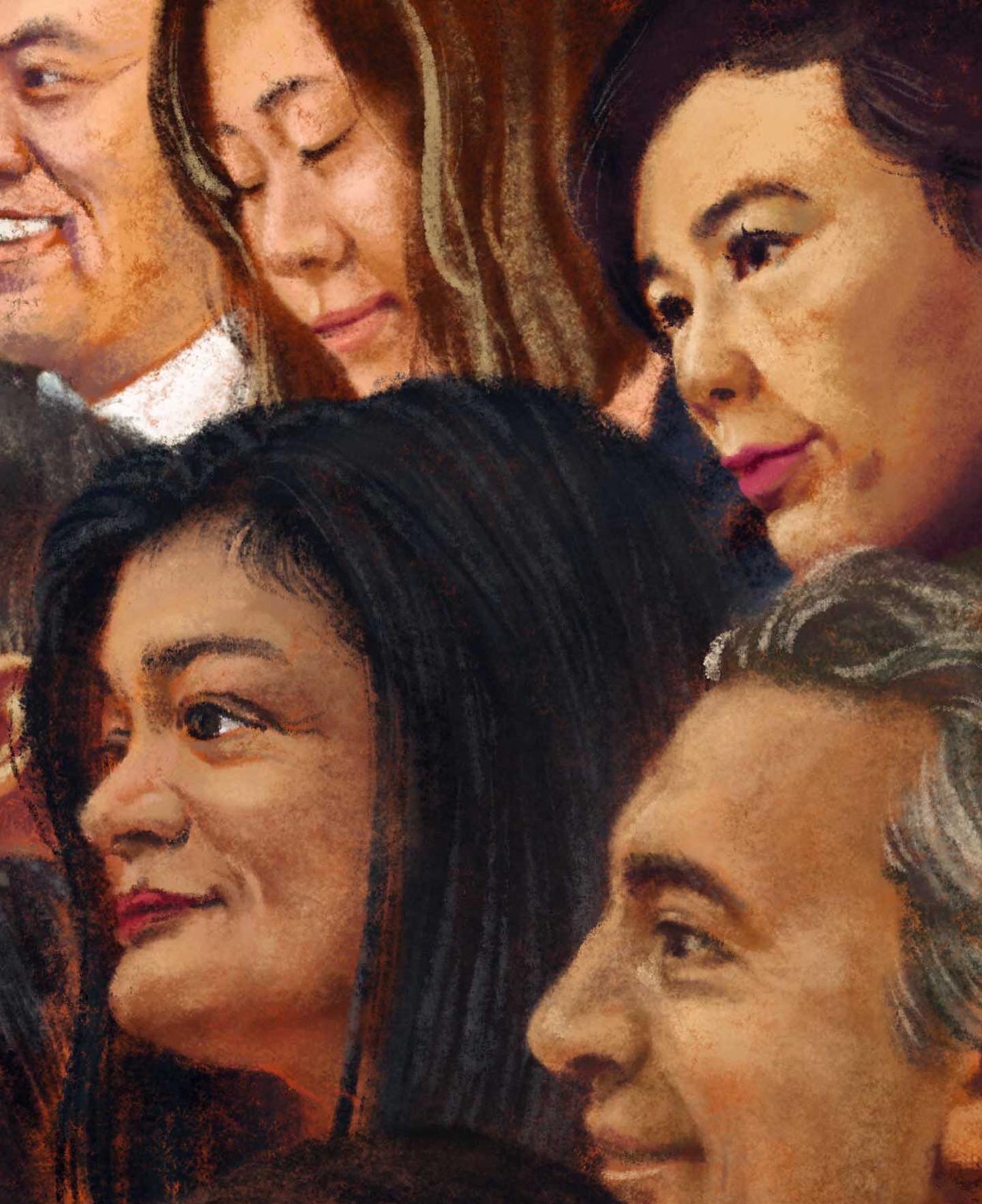 american asian Asian American book illustration historical people politicians politics portraits