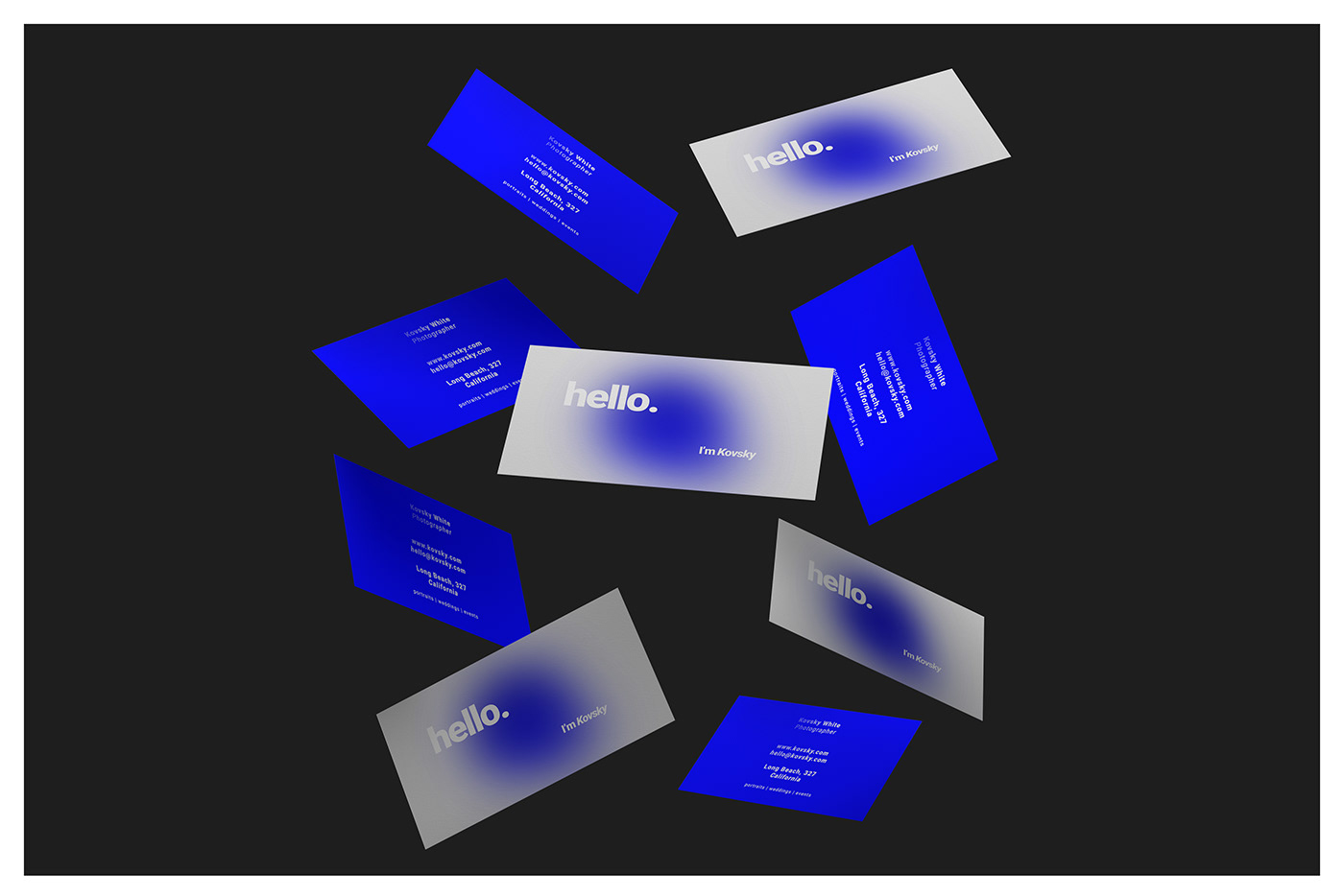 business card clean creativemarket future Layout minimalist modern professional template