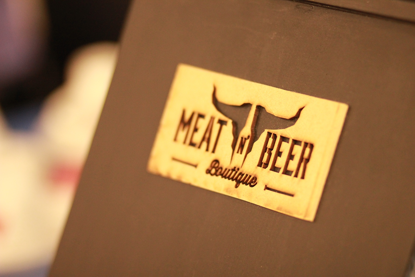 brand logo beer design store identity meat