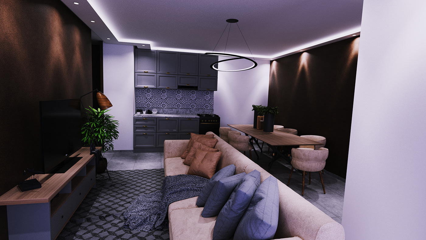 3D 3ds max architecture Render interior design  modern corona