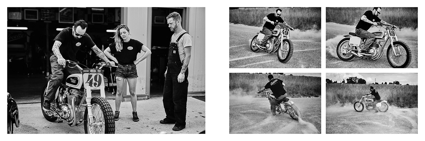atelier chatokhine bsa BSA trackmaster chatokhine custombike flattrack motorcycle trackmaster vintage motorcycle Workshop