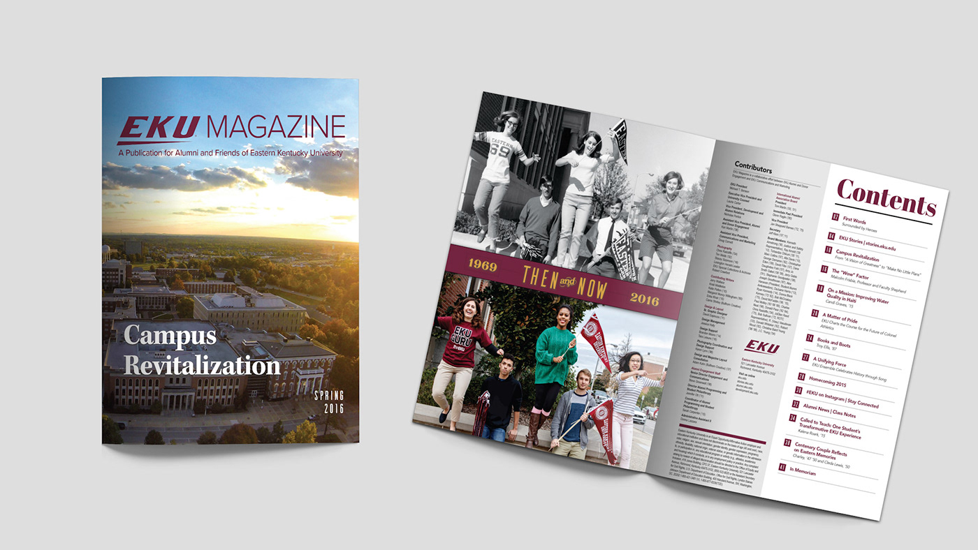 magazine University college campus alumni Kentucky editorial Education print school