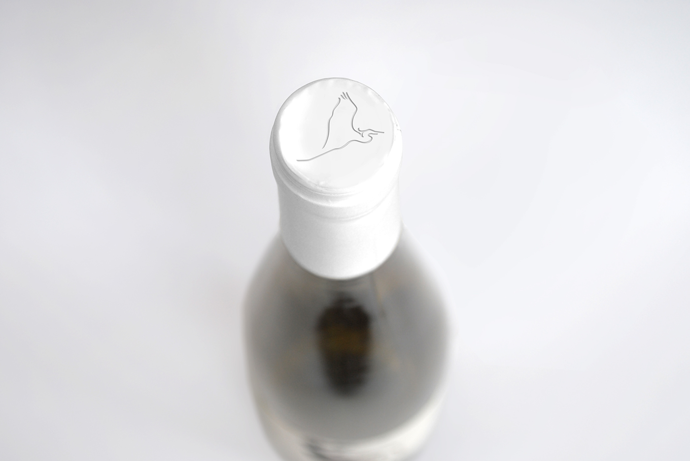 Illustrative bird wine ink water package