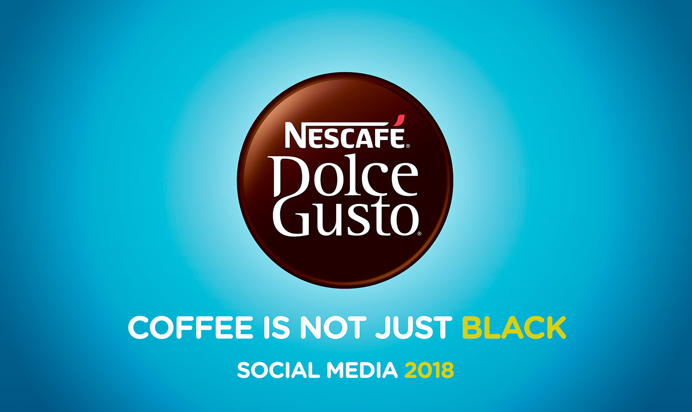 nescafe Dolce Gusto branding  social media