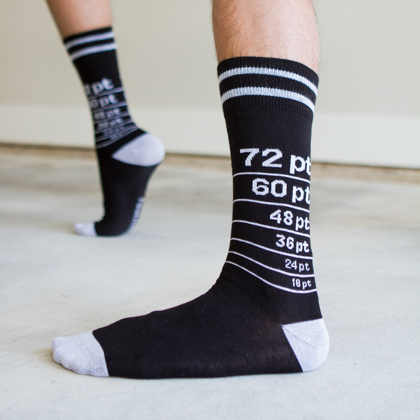 socks type knit graphic design  typography   Typeface type design letters footnotes point size