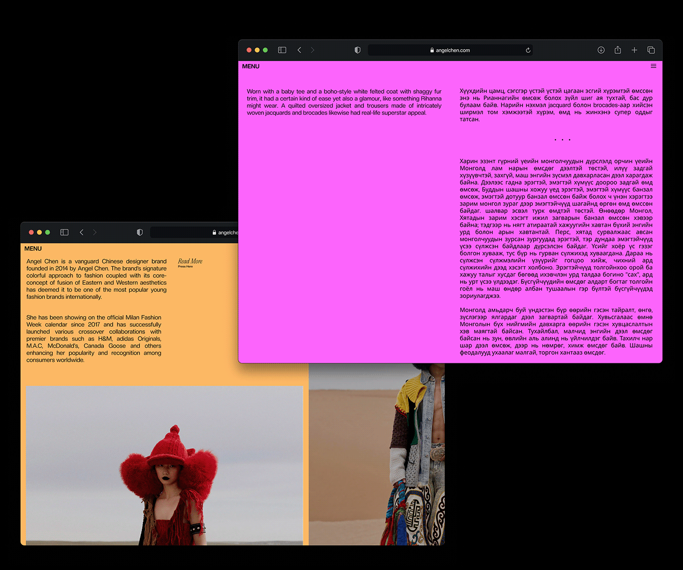 branding typography art direction Fashion UI/UX Web Design Website