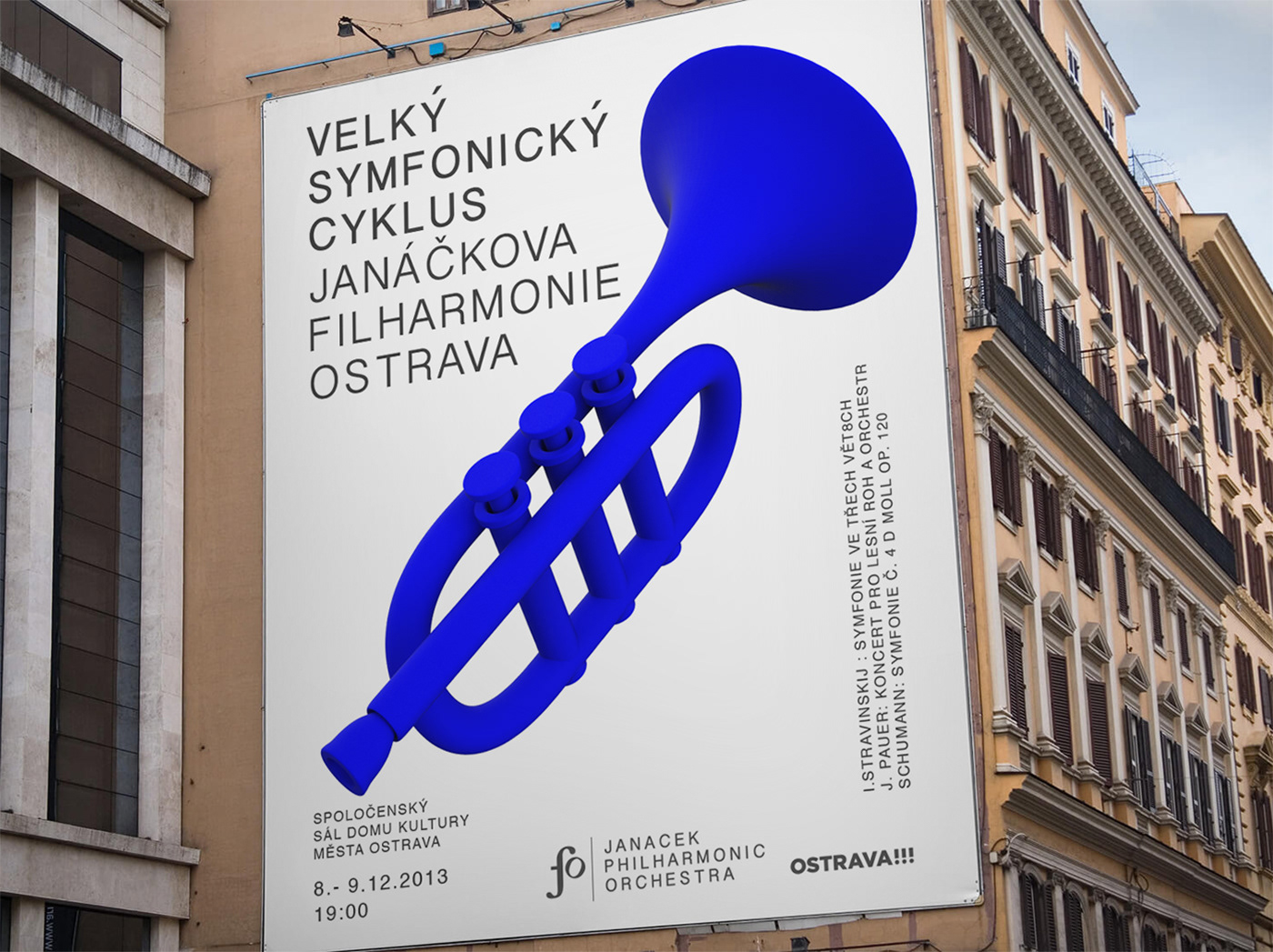 Janacek Philharmonic Orchestra identity and visual branding  Martin Babic Ostrava Janáčkova Filharmónia ostrava