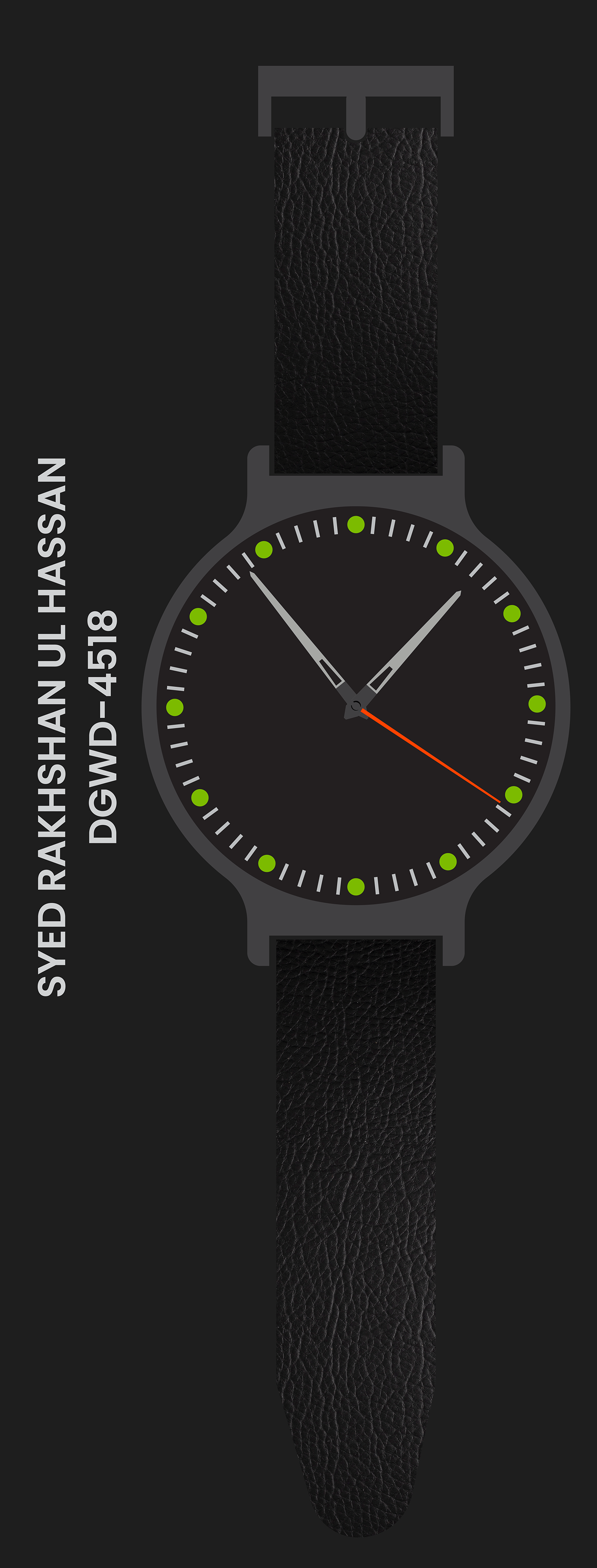 clock design Illustrator marketing   portrait studio vector Watches wrist watch wristwatchdesign