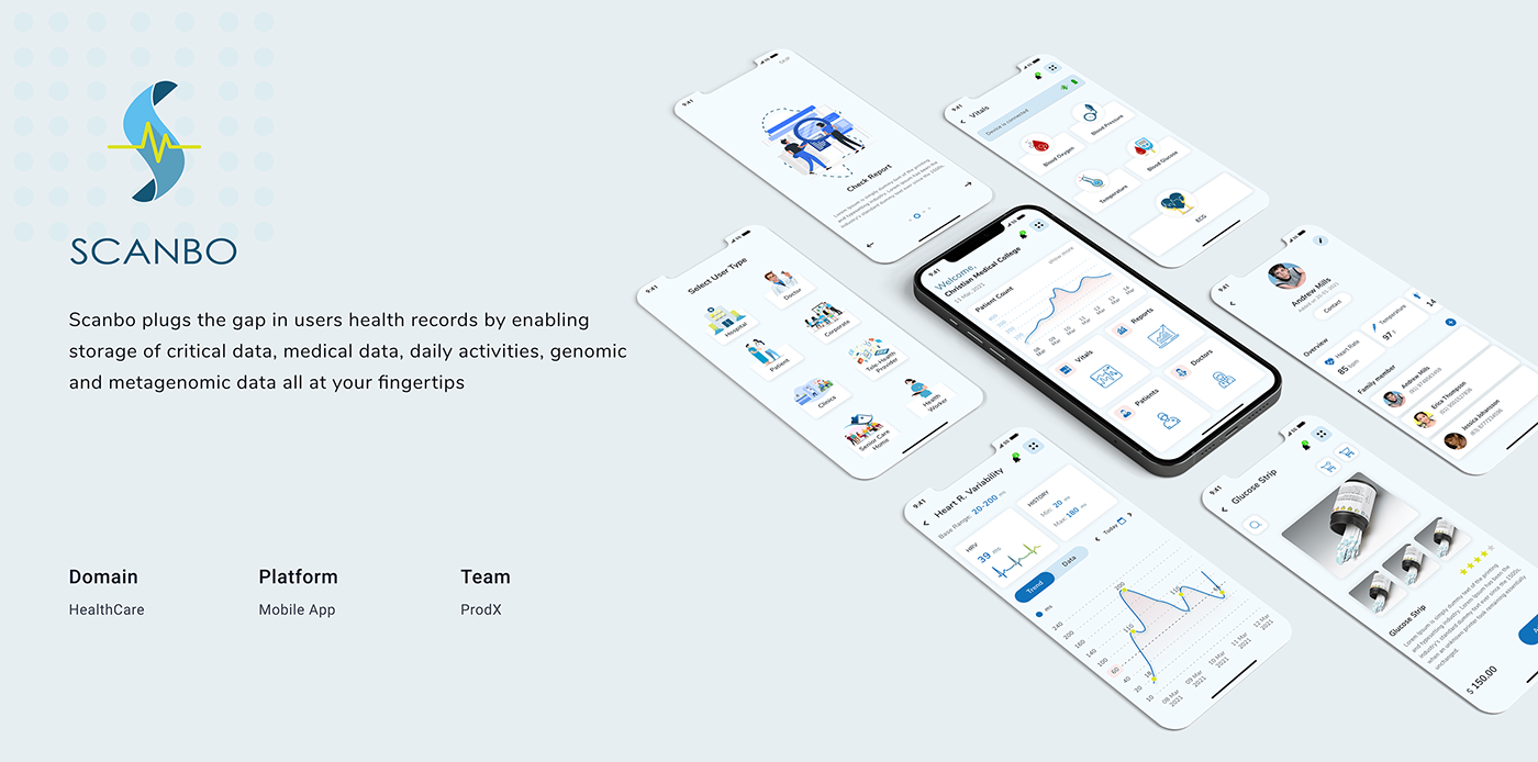 app design Case Study design Health healthcare Mobile app UI ux