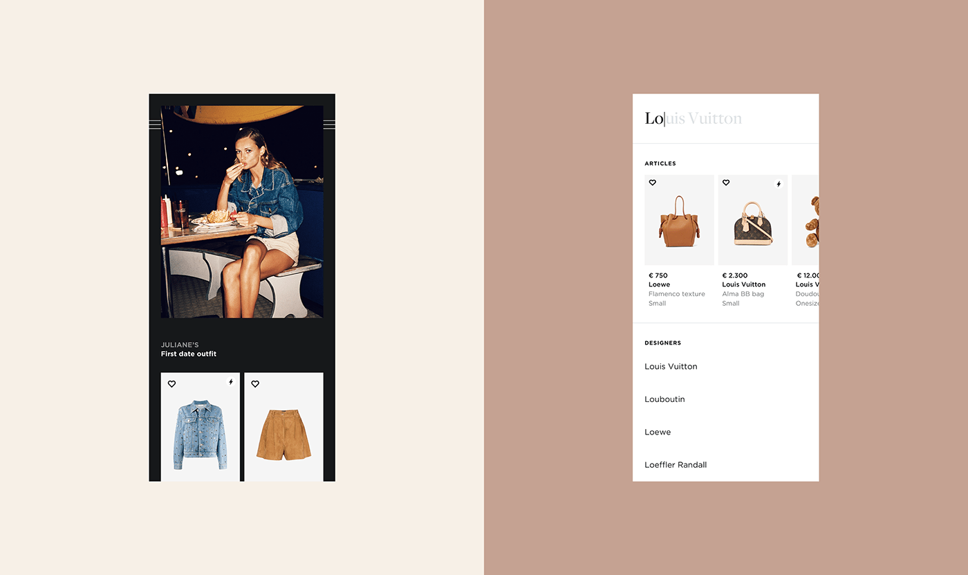 Ecommerce Fashion  interaction Minimalism UI Webdesign