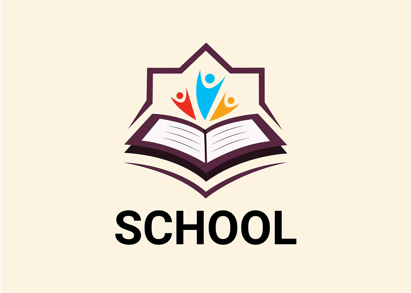 academy app Author Blog book branding  collage Education school School Logo