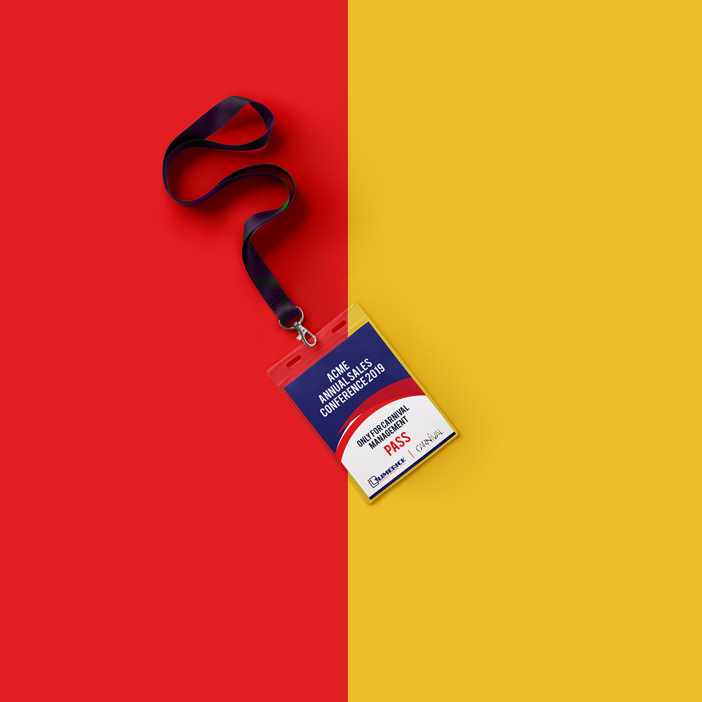 Event ID Card Design on Behance With Conference Id Card Template