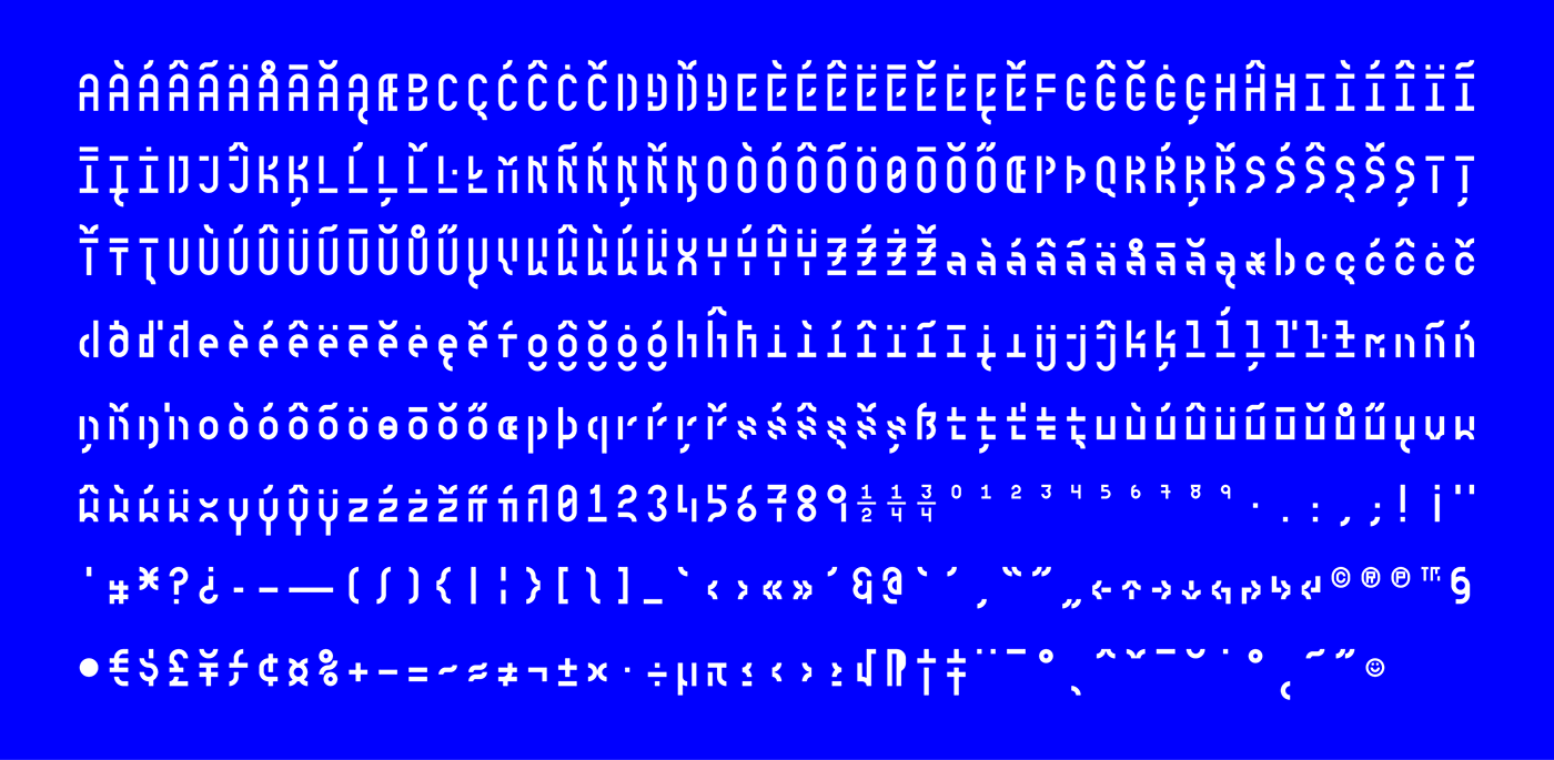 nodo modular typography   font duecollective Typeface Display knot