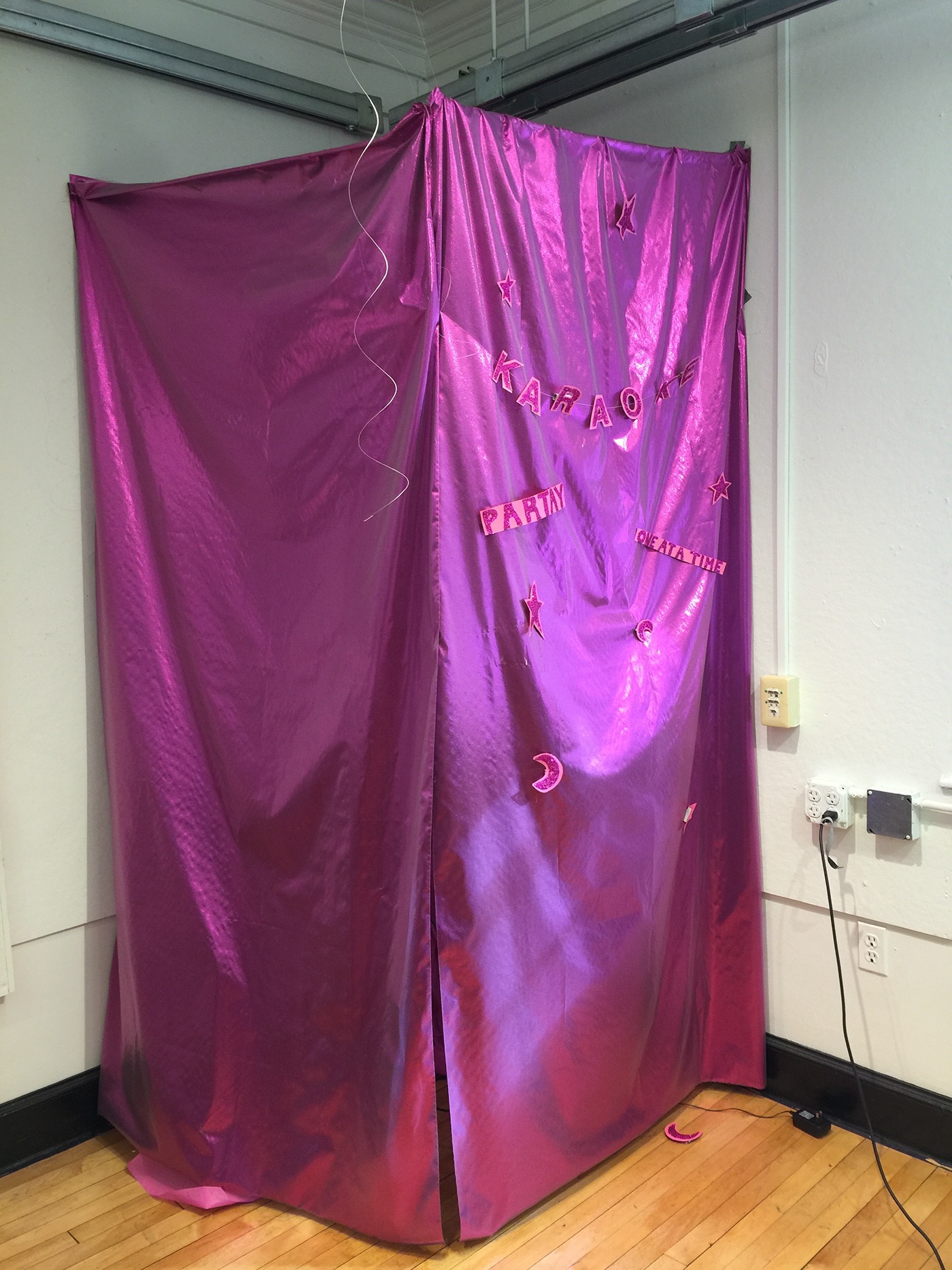 design interactive karaoke pink embarrassing installation fine art foundations risd music