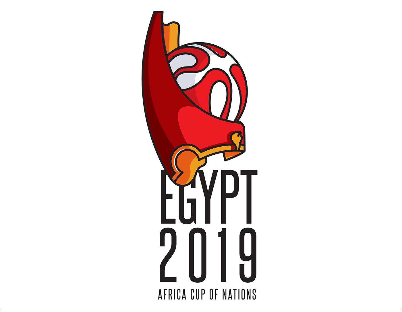 egypt africa football Caf mohamed salah logo ILLUSTRATION  pharaoh Ancient king