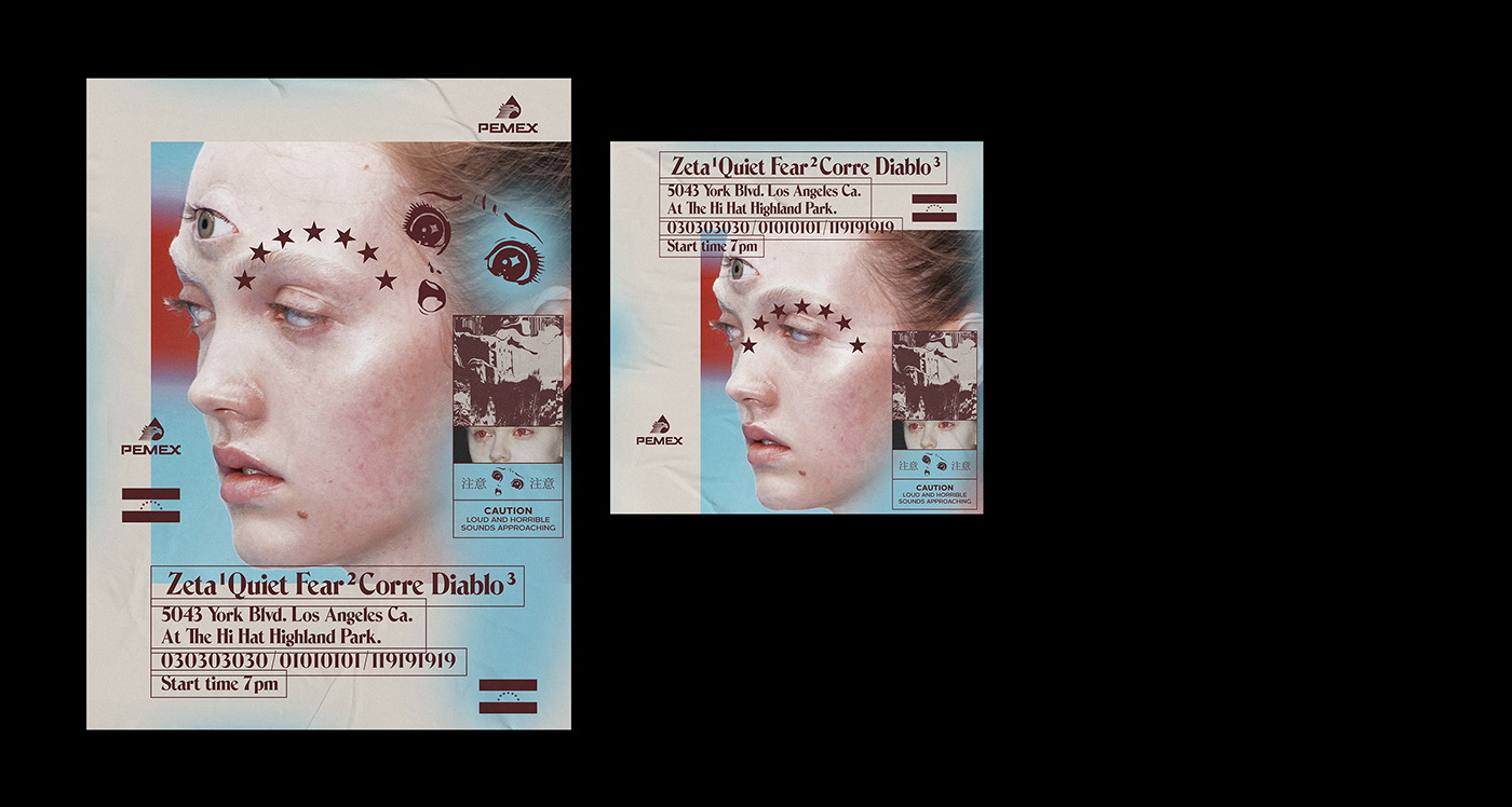 editorial experimental design music Music Artwork poster Poster Design typography   Brutalism print design 