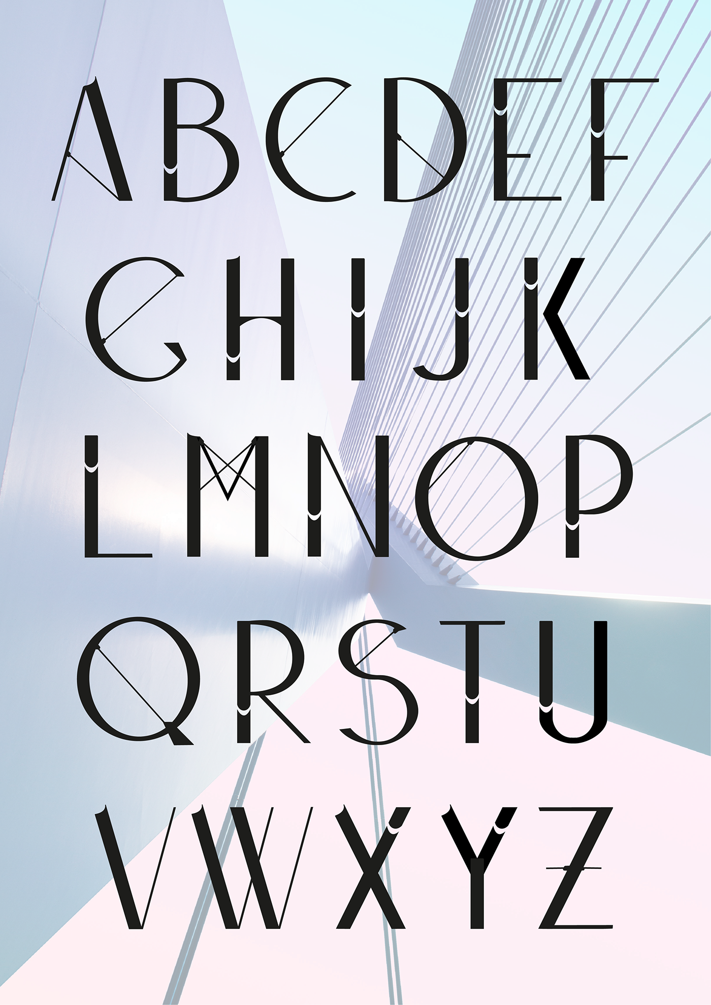 typeface design architecture