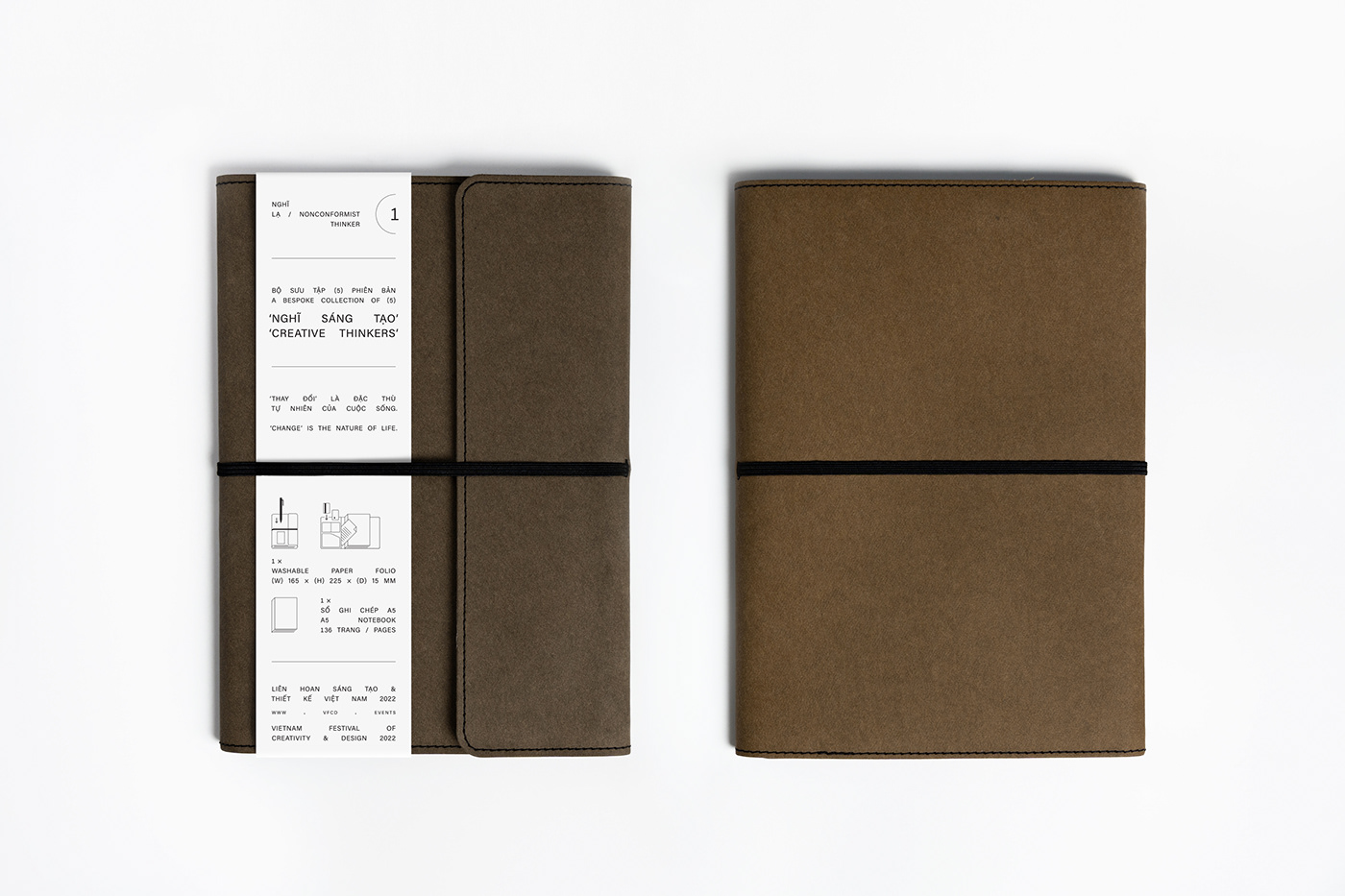 notebook design merchandise stationery design grid editorial Layout InDesign typography   Stationery product design 