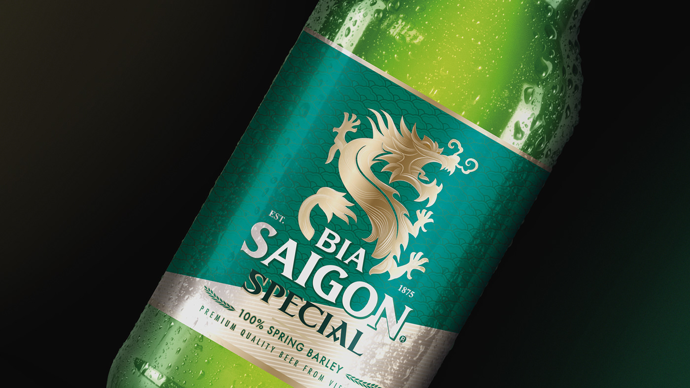 beer Packaging vietnam saigon branding  Rebrand