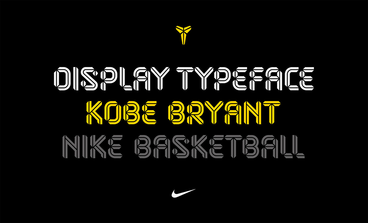 Typeface Nike sawdust NBA basketball font jordan sports posters